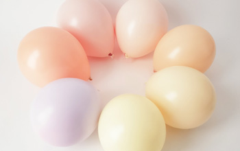 Custom Color balloons Warm Pastel